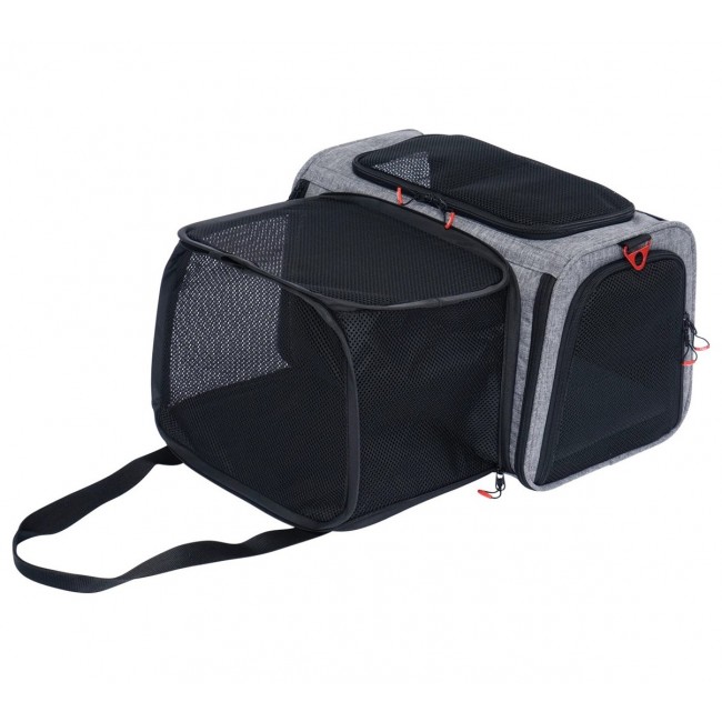 ZOLUX NOMAD M dog and cat carrier with extra space, 44 28 28 cm