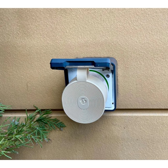 Shelly Outdoor Plug S Gen3 smart plug Mocha