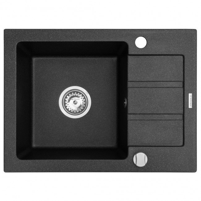 Kitchen sink MAIDSINKS Promo 62x44 1B 1D black Kitchen sink MAIDSINKS Promo 62x44 1B 1D black