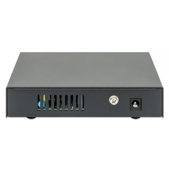 Intellinet 5-Port Gigabit Ethernet PoE+ Switch, Four PSE PoE Ports, IEEE 802.3at/af (PoE+/PoE) Compliant, PoE Power Budget up to 62 W, Desktop Format Intellinet 5-Port Gigabit Ethernet PoE+ Switch, Four PSE PoE Ports, IEEE 802.3at/af (PoE+/PoE) Compliant, PoE Power Budget up to 62 W, Desktop Format