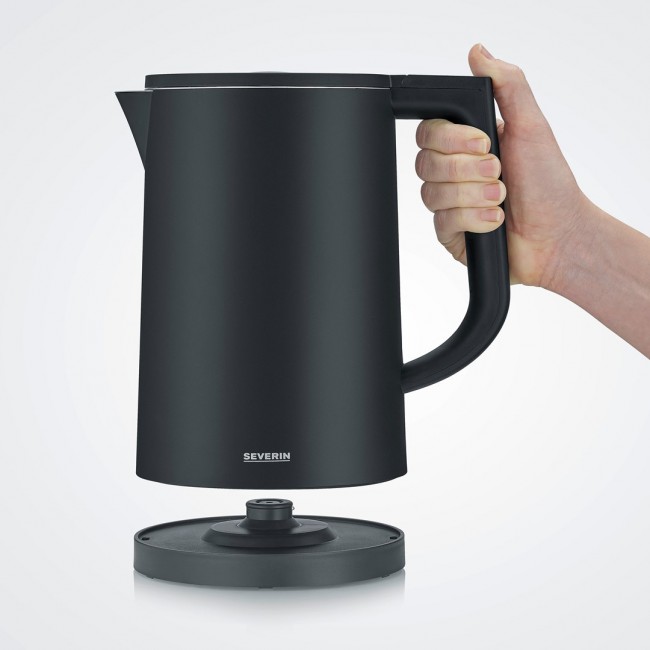 Severin WK 3483 electric kettle 1.7 L 2200 W Black