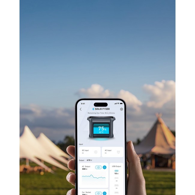Anker Portable Power Station 1536Wh, 1800W | SOLIX F1500