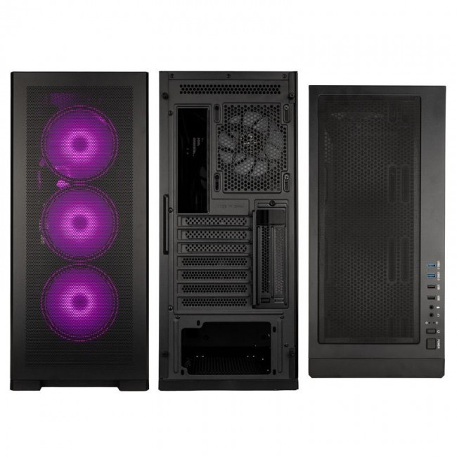Kolink UNITY MESHBAY ARGB computer case Midi Tower Black Kolink UNITY MESHBAY ARGB computer case Midi Tower Black