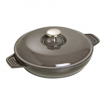 Round baking dish with lid Staub - Graphite