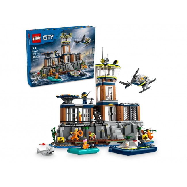 LEGO CITY 60419 POLICE PRISON ISLAND