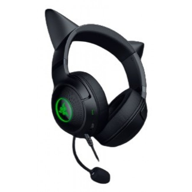 Razer Kraken Kitty V2 Headset Wired Head-band Gaming USB Type-A Black Razer Kraken Kitty V2 Headset Wired Head-band Gaming USB Type-A Black