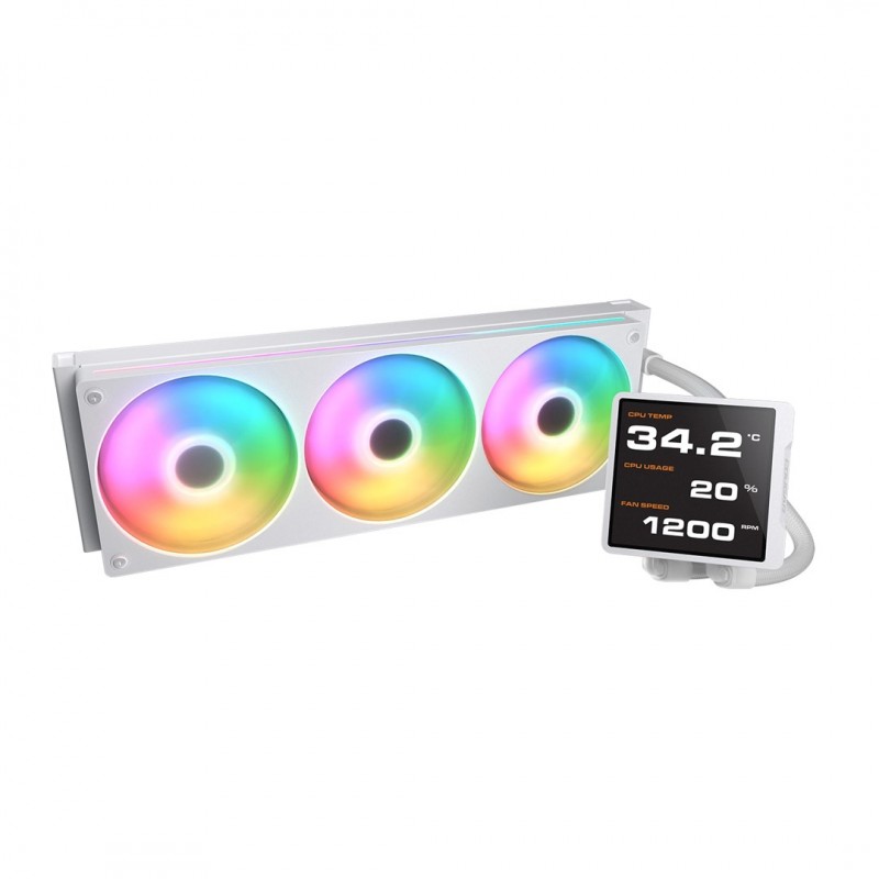 COUGAR CPU Water Cooling Poseidon Vistek Pro 360, ARGB, White