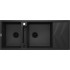 2-bowl magnetic granite sink with drainer