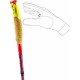 LEKI TRL Ultratrail FX One trekking poles, 115 cm, red