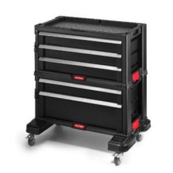 KETER BOOKCASE 5 DRAWERS TOOL CHEST SET