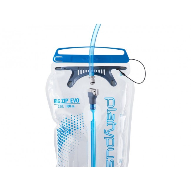 Platypus BIG ZIP Daily usage 3000 ml Polyethylene, Silicone Blue, Transparent