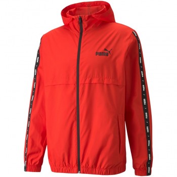 Puma ESS+TAPE Windbreaker Men's Jacket Red 847477 11