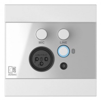 AUDAC WP225/W audio converter Steel, White