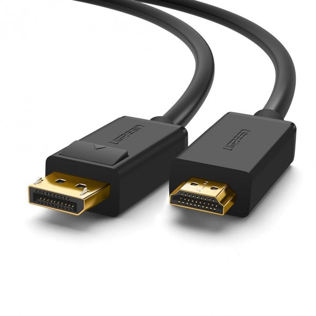 Ugreen 10203 video cable adapter 3 m DisplayPort HDMI Black Ugreen 10203 video cable adapter 3 m DisplayPort HDMI Black