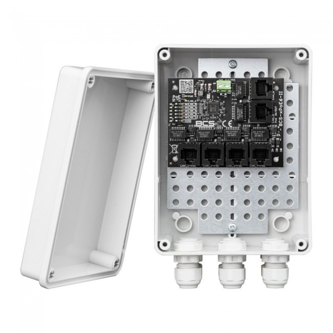 BCS BCS-XPOE6/S network switch Unmanaged Fast Ethernet (10/100) Power over Ethernet (PoE)