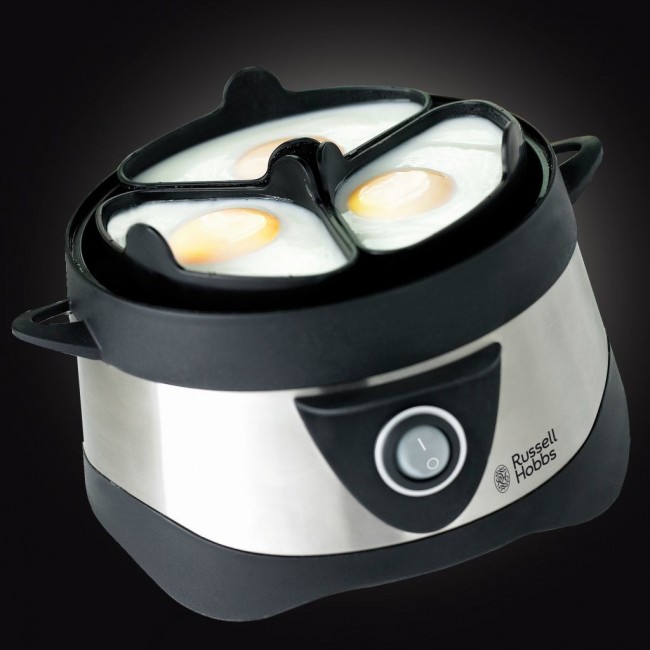 Russell Hobbs Stylo 7 egg(s) 365 W Black, Stainless steel Russell Hobbs Stylo 7 egg(s) 365 W Black, Stainless steel