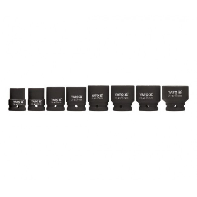 YT. IMPACT SOCKETS 8pcs. 3/4