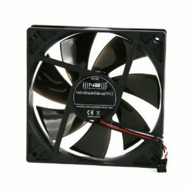 Noiseblocker BlackSilentPro PK3 Computer case Fan 14 cm Black