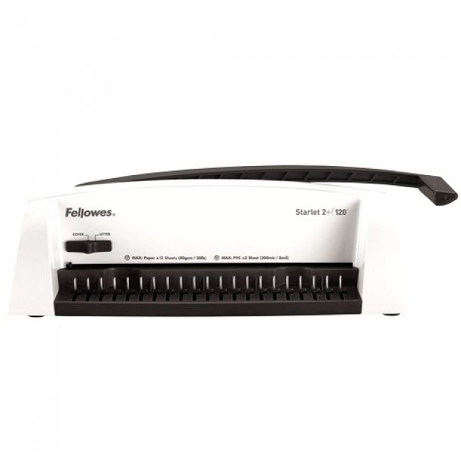 Fellowes Starlet 2+ ring binder Grey, White