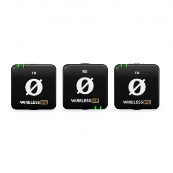 R DE Wireless ME Dual - compact wireless microphone system with two transmitters for two-channel recording