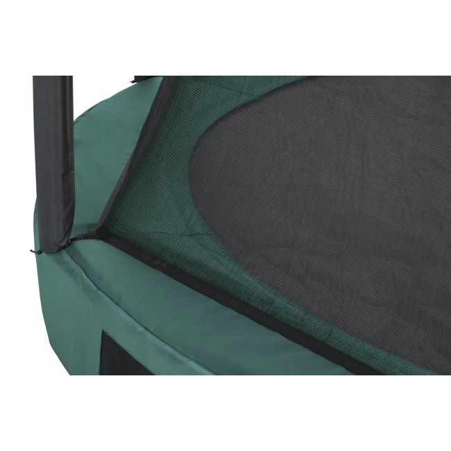 Trampoline Premium Ground Combo 427 cm green