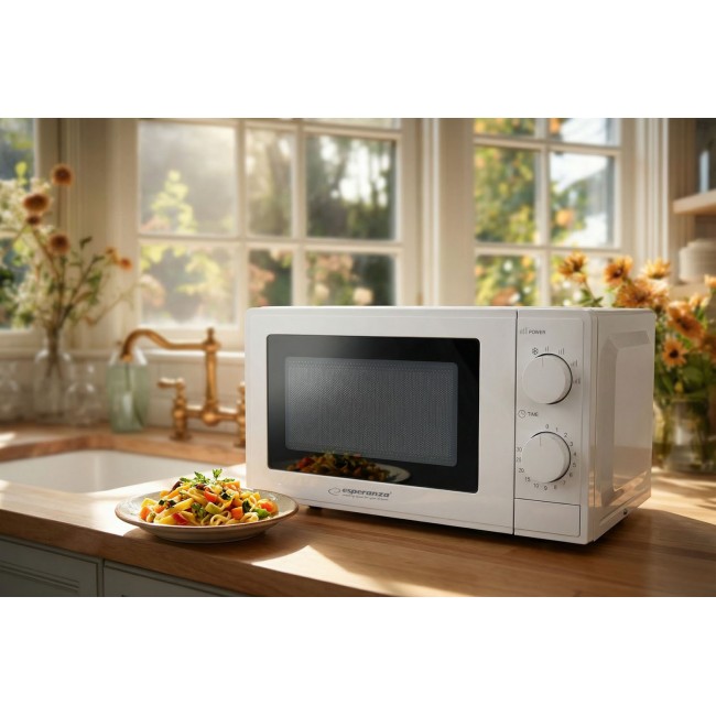 Esperanza ESTOFADO White Solo microwave Countertop 20 L 700 W
