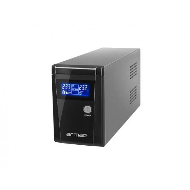 Armac O/650E/LCD uninterruptible power supply (UPS) Line-Interactive 0.65 kVA 390 W 2 AC outlet(s)