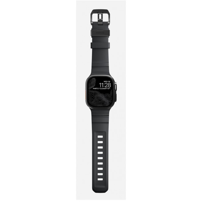 Nomad Rocky Point Band Black Leather, Titanium