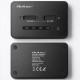 Qoltec 52366 M.2 NVMe SSD Docking Station | PCIe | USB-C | 20 Gb/s | DUAL 2 x 8TB | Offline cloning