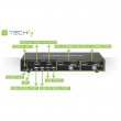 Techly IDATA DP-KVM2 KVM switch Black Techly IDATA DP-KVM2 KVM switch Black