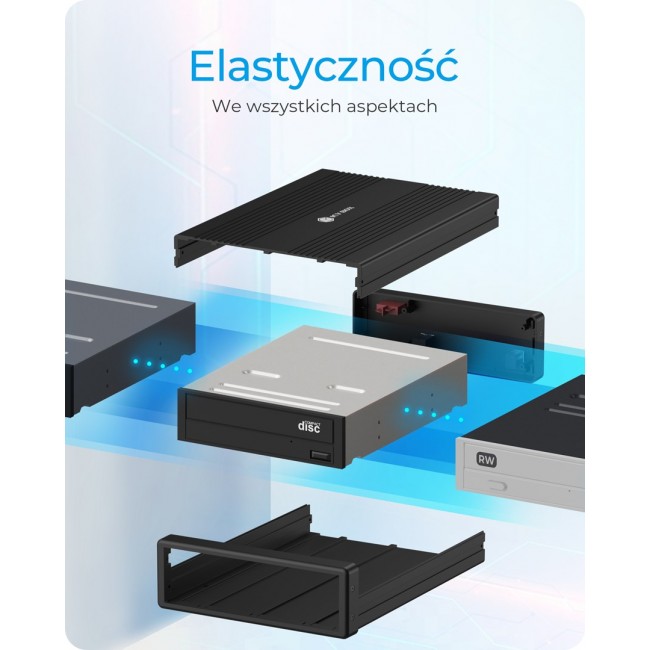 USB Type-C case for SATA III 5.25 USB Type-C case for SATA III 5.25