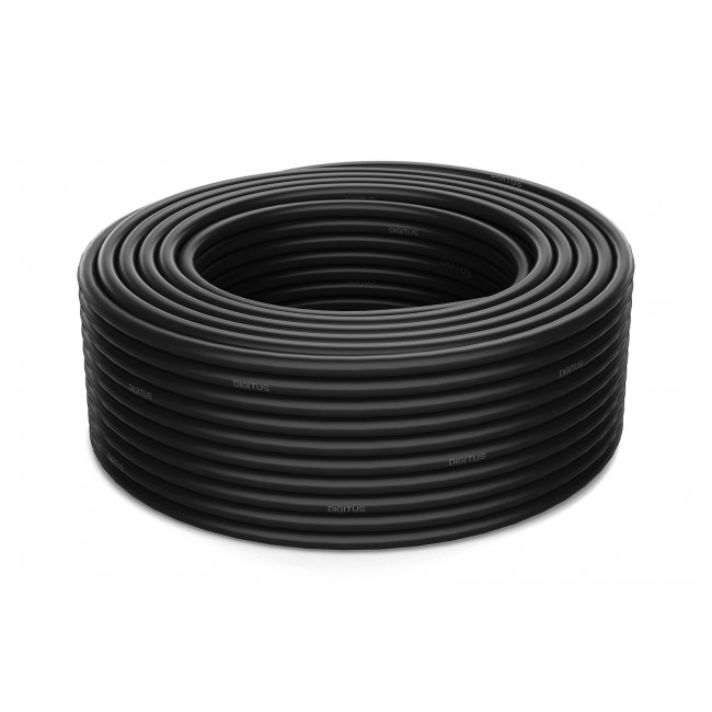 Digitus CAT 7A S/FTP data cable - outdoor installation cable, 50 m ring, simplex, PE