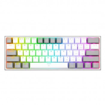 REDRAGON K617-RGB Fizz RGB White/Grey keyboard USB Grey, White