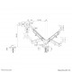 Neomounts DS70-810BL2 Monitor arm 17-32