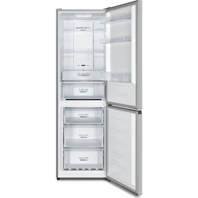 Gorenje NRK6192AS4 fridge-freezer Freestanding 304 L E Grey