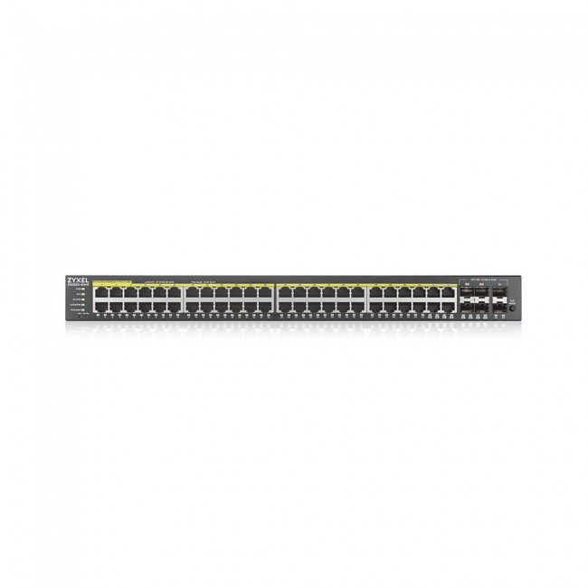 Zyxel GS2220-50HP-EU0101F network switch Managed L2 Gigabit Ethernet (10/100/1000) Power over Ethernet (PoE) Black Zyxel GS2220-50HP-EU0101F network switch Managed L2 Gigabit Ethernet (10/100/1000) Power over Ethernet (PoE) Black