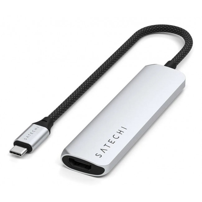 Satechi ST-P4SS interface hub USB Type-C 10000 Mbit/s Silver Satechi ST-P4SS interface hub USB Type-C 10000 Mbit/s Silver