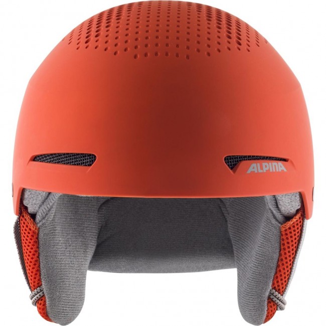 WINTER HELMET ALPINA ZUPO PUMPKIN-ORANGE MATT 51-55 WINTER HELMET ALPINA ZUPO PUMPKIN-ORANGE MATT 51-55