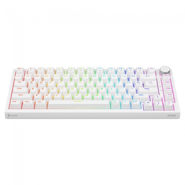 Savio ASTRAL WHITE JADE keyboard Gaming USB QWERTY US International