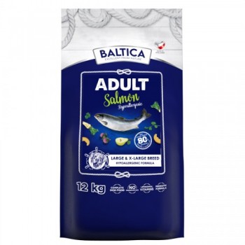 BALTICA Excellent Hypoallergenic Adult Large and X-Large breeds Salmon - dry dog food - 12kg
