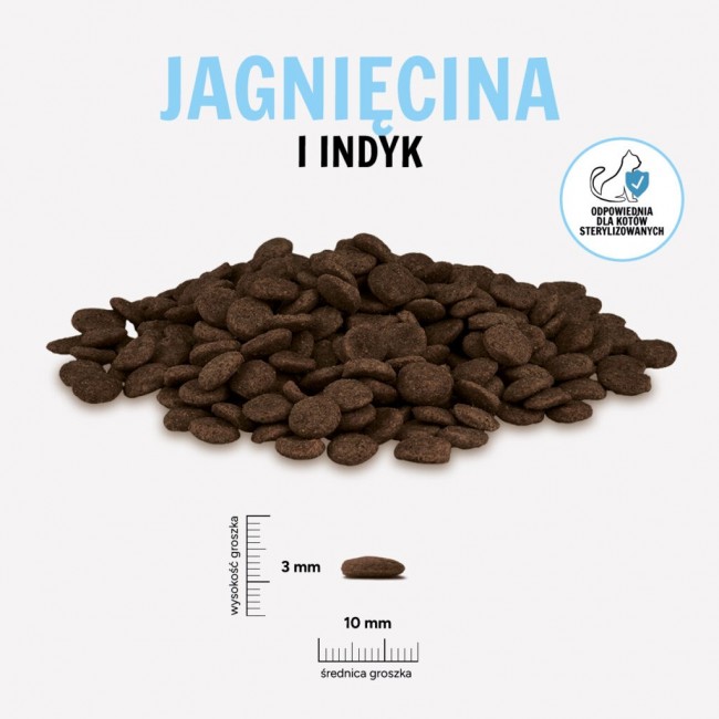 PAKA ZWIERZAKA Lamb and turkey - dry cat food - 400g PAKA ZWIERZAKA Lamb and turkey - dry cat food - 400g