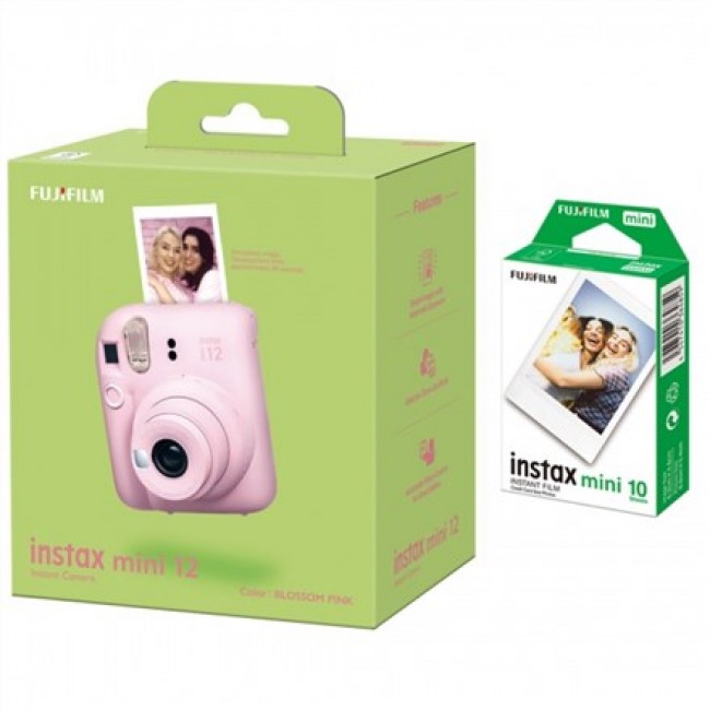 Fujifilm Instax Mini 12 86 x 54 mm Pink Fujifilm Instax Mini 12 86 x 54 mm Pink