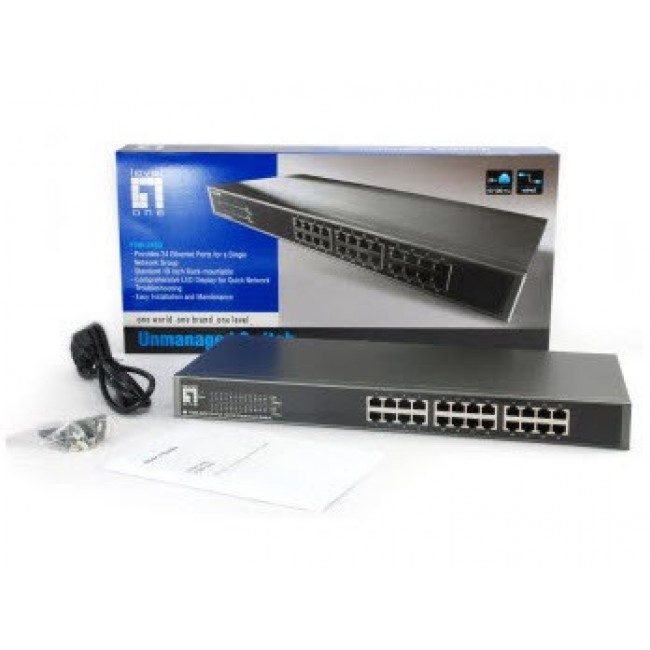 LevelOne 24-Port Fast Ethernet Switch LevelOne 24-Port Fast Ethernet Switch