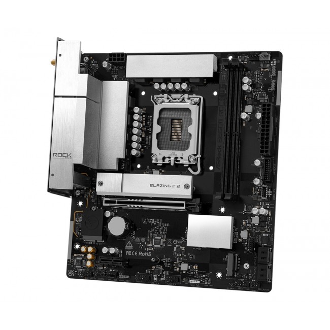 Asrock B860M Rock WiFi Intel B860 LGA 1851 (Socket V1) micro ATX Asrock B860M Rock WiFi Intel B860 LGA 1851 (Socket V1) micro ATX
