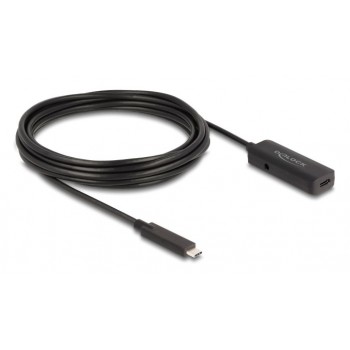 DeLOCK 80028 USB cable USB 3.2 Gen 2 (3.1 Gen 2) 5 m USB C Black