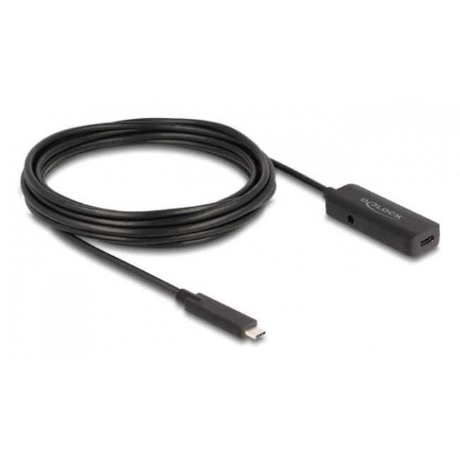 DeLOCK 80028 USB cable USB 3.2 Gen 2 (3.1 Gen 2) 5 m USB C Black