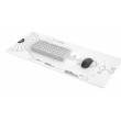 Dark Project Terra Nova Gaming mouse pad White