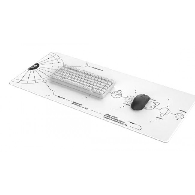 Dark Project Terra Nova Gaming mouse pad White