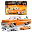 Mattel Brick Shop Hot Wheels Custom 62 Chevy Pickup Building Toy Kit (858 Pieces), for Collectors
