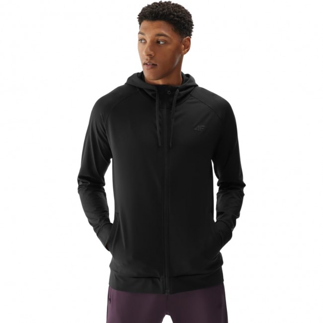 Men's sweatshirt 4F M403 deep black 4FWAW24TFSWM403 20S L